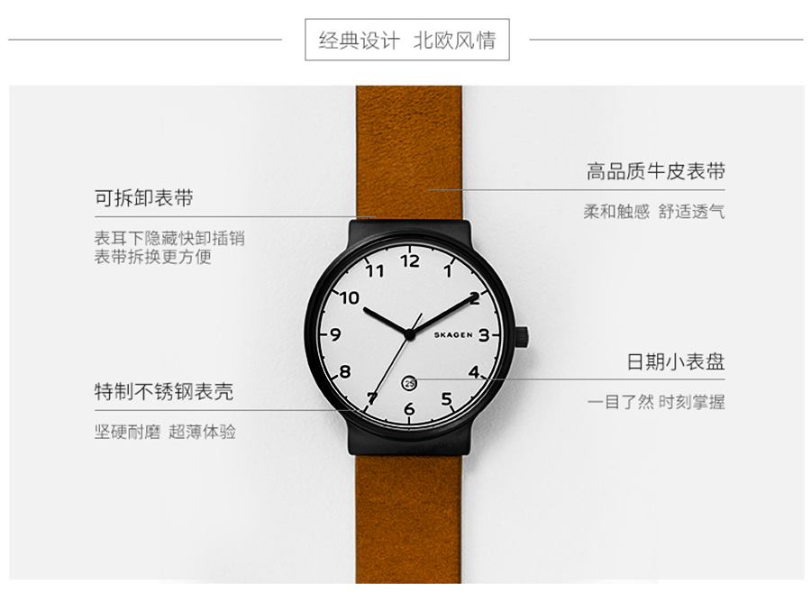SKAGEN DENMARK ʫʯӢʿֱSKW6297 Ȿԭ
