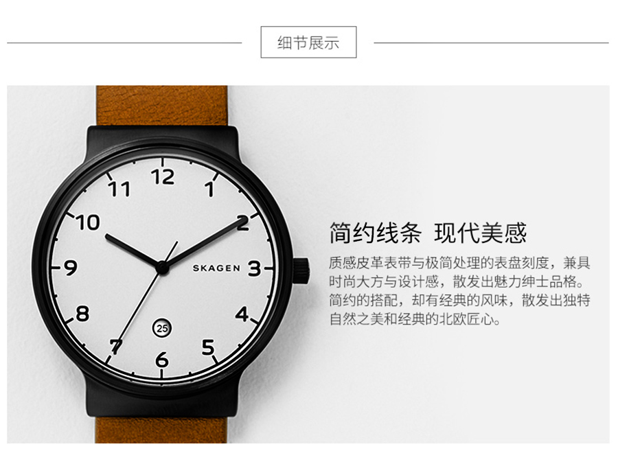 SKAGEN DENMARK ʫʯӢʿֱSKW6297 Ȿԭ